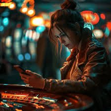 Filipino player reading junket promotion details on a smartphone